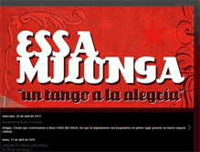 Tablet Screenshot of essamilonga.blogspot.com