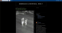 Desktop Screenshot of debreuckneirynck.blogspot.com