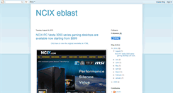Desktop Screenshot of ncixeblast.blogspot.com