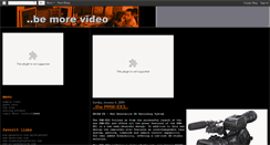 Desktop Screenshot of bemorevideos.blogspot.com