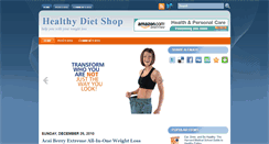 Desktop Screenshot of healthy-diet-shop.blogspot.com