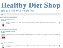 Tablet Screenshot of healthy-diet-shop.blogspot.com