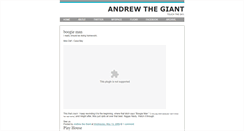 Desktop Screenshot of andrewthegiant.blogspot.com