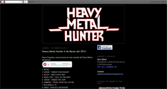 Desktop Screenshot of heavymetalhunter.blogspot.com