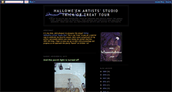 Desktop Screenshot of halloweenstudiotour.blogspot.com