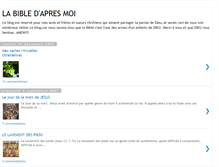 Tablet Screenshot of labibledapresmoi.blogspot.com