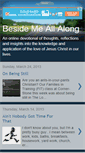 Mobile Screenshot of besidemeallalong.blogspot.com