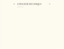 Tablet Screenshot of chiqu3chill.blogspot.com
