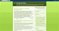 Desktop Screenshot of georgiabioblog.blogspot.com