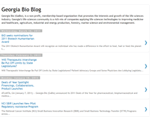 Tablet Screenshot of georgiabioblog.blogspot.com