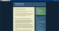 Desktop Screenshot of handicraftplace.blogspot.com