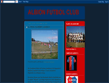 Tablet Screenshot of albionfc.blogspot.com
