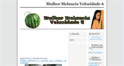 Desktop Screenshot of mulhermelanciavelocidade6.blogspot.com