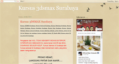 Desktop Screenshot of kursus3dssurabaya.blogspot.com