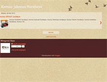 Tablet Screenshot of kursus3dssurabaya.blogspot.com