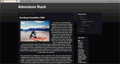 Desktop Screenshot of adventurerush.blogspot.com