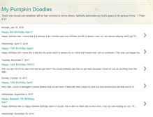 Tablet Screenshot of mypumpkindoodles.blogspot.com