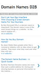 Mobile Screenshot of domainnames-d2b.blogspot.com