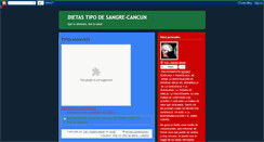 Desktop Screenshot of dietastipodesangre-cancun.blogspot.com