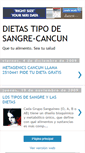 Mobile Screenshot of dietastipodesangre-cancun.blogspot.com
