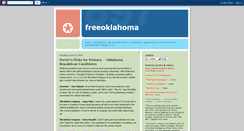 Desktop Screenshot of freeoklahoma.blogspot.com