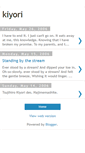 Mobile Screenshot of kiyori.blogspot.com