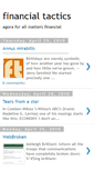 Mobile Screenshot of financialtactics.blogspot.com