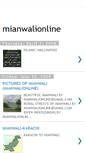 Mobile Screenshot of mianwalionline1.blogspot.com