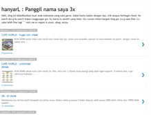 Tablet Screenshot of hanya-rl.blogspot.com