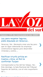 Mobile Screenshot of lavoz-delsur.blogspot.com