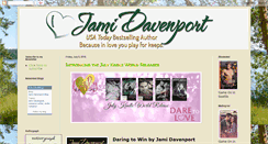 Desktop Screenshot of jamidavenport.blogspot.com
