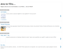 Tablet Screenshot of amo-te-filho.blogspot.com
