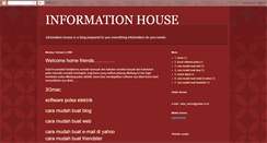 Desktop Screenshot of informationhouses.blogspot.com