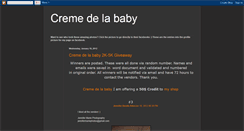 Desktop Screenshot of cremedelababy.blogspot.com