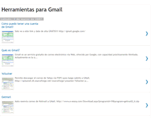 Tablet Screenshot of herramientasparagmail.blogspot.com