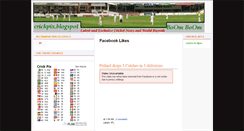 Desktop Screenshot of crickpix.blogspot.com