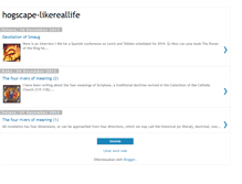 Tablet Screenshot of hogscape-likereallife.blogspot.com