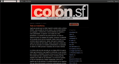 Desktop Screenshot of colonsf.blogspot.com