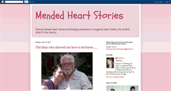 Desktop Screenshot of mendedheartstories.blogspot.com