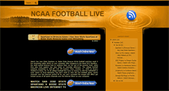 Desktop Screenshot of ncaa-football-live.blogspot.com