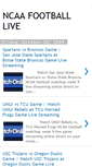 Mobile Screenshot of ncaa-football-live.blogspot.com