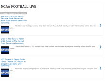 Tablet Screenshot of ncaa-football-live.blogspot.com