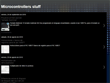 Tablet Screenshot of microcontrollersstuff.blogspot.com
