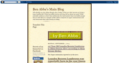 Desktop Screenshot of benabba.blogspot.com