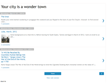 Tablet Screenshot of cityisawondertown.blogspot.com