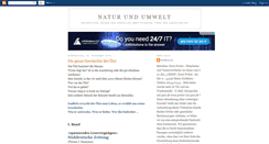 Desktop Screenshot of natur-und-umwelt.blogspot.com