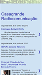 Mobile Screenshot of casagranderadiocomunicacao.blogspot.com