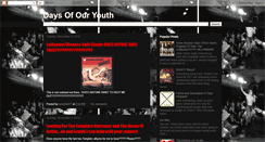 Desktop Screenshot of daysofouryouth.blogspot.com