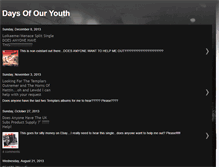 Tablet Screenshot of daysofouryouth.blogspot.com