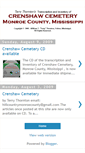 Mobile Screenshot of crenshawcemetery.blogspot.com